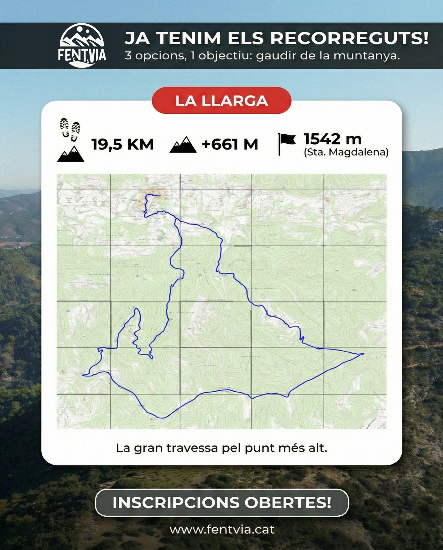 Mapa caminada llarga